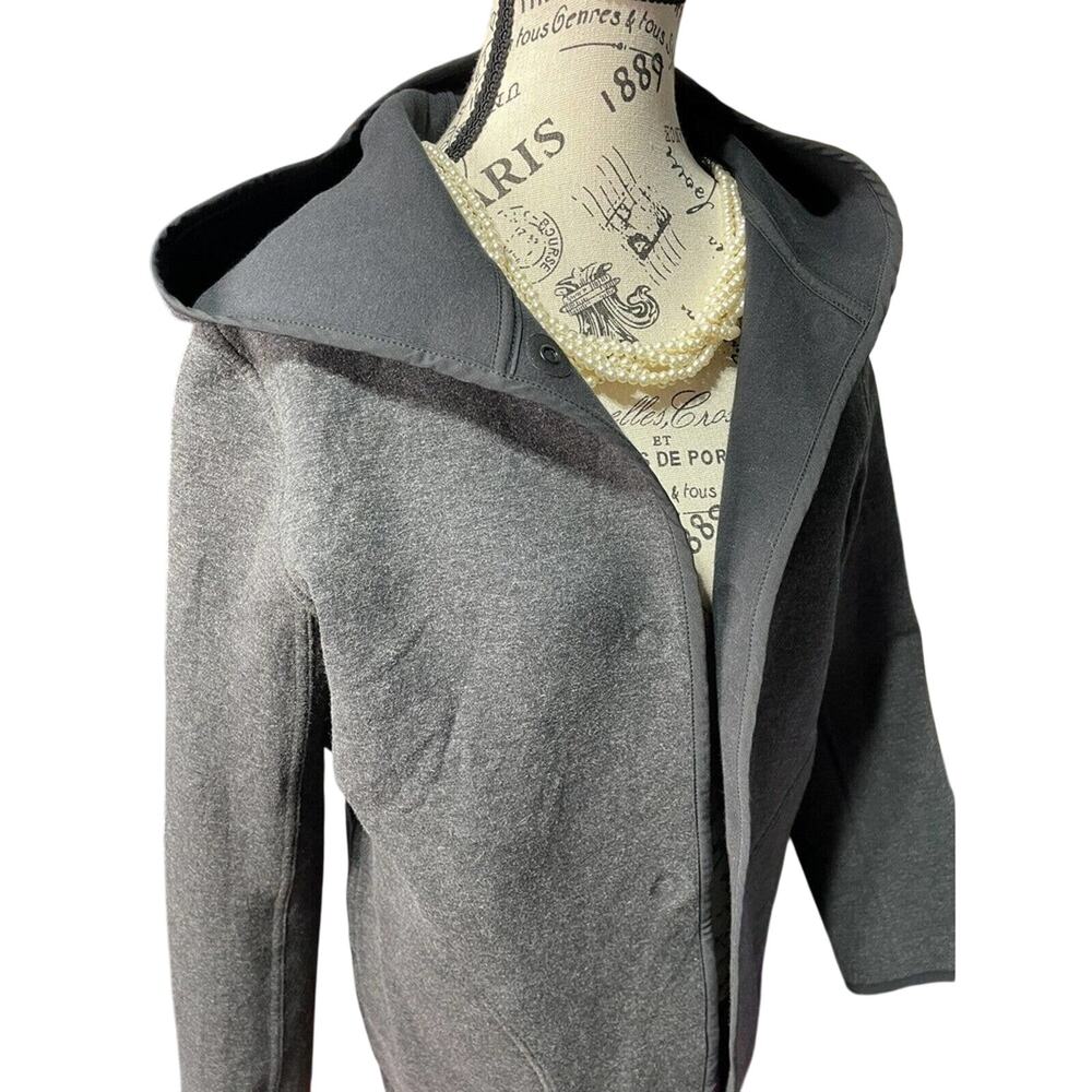 LuluLemon Urban Horizions Reversable Jacket‎ Black / Gray Womens Size Small